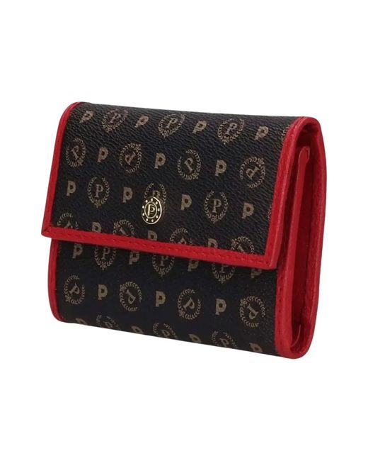 Pollini Accessoires ,Veelkleurig ,Mini Portemonnee Met Flap in het Red