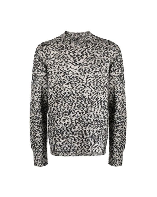A.P.C. Gray Round-Neck Knitwear for men