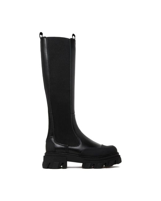 Ganni Black High Boots