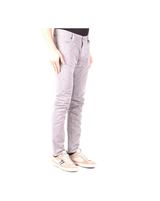 Jeckerson Pink Slim Fit Jeans for men