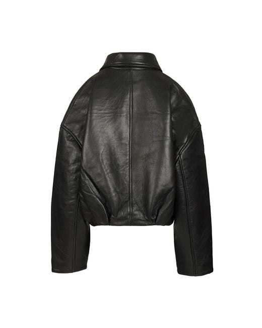 ROTATE BIRGER CHRISTENSEN Black Leather Jackets
