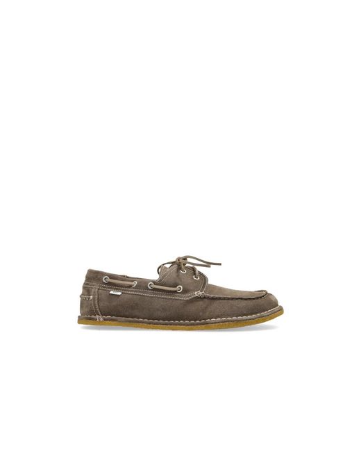 AMI Brown Sailor Shoes for men