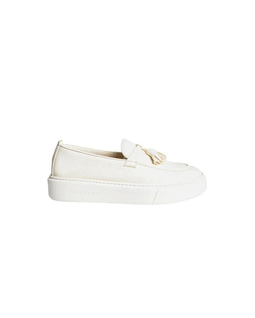 Sofia tassel loafers Henderson de color White