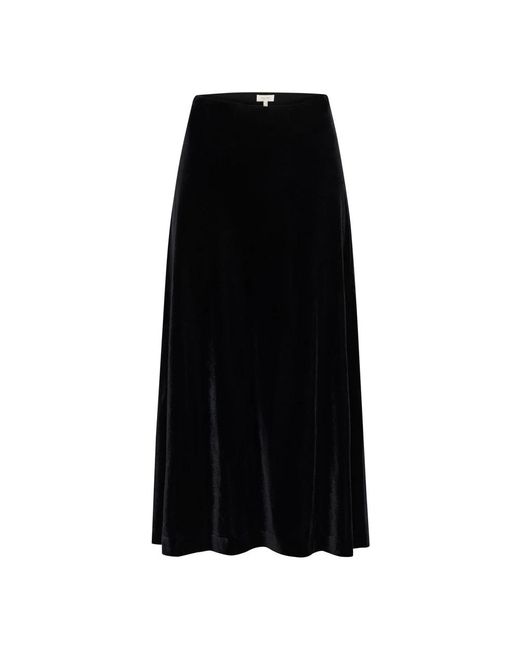 Part Two Rokken ,Blauw ,Donkerblauwe Rok Met Elastische Taille in het Black