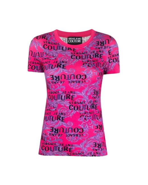 Geelachtig rem Per Versace Jeans Couture T-shirts - - Dames in het Roze | Lyst BE