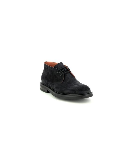 Frau Black Lace-Up Boots for men