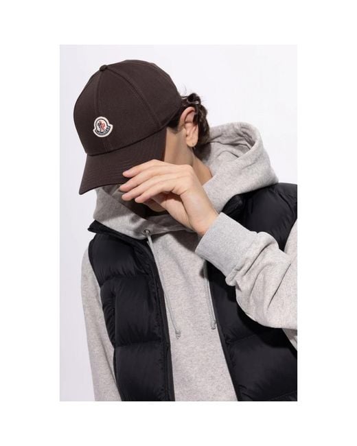 Moncler Baseball Cap in Brown für Herren