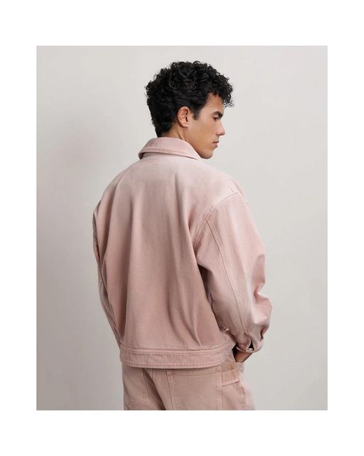 Filling Pieces Denim Jacket Rose Dawn in het Brown voor heren