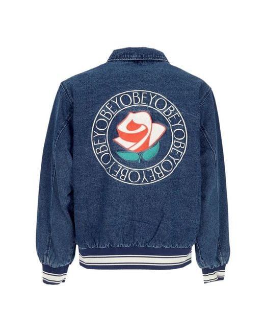 Denim Jackets Obey de hombre de color Blue