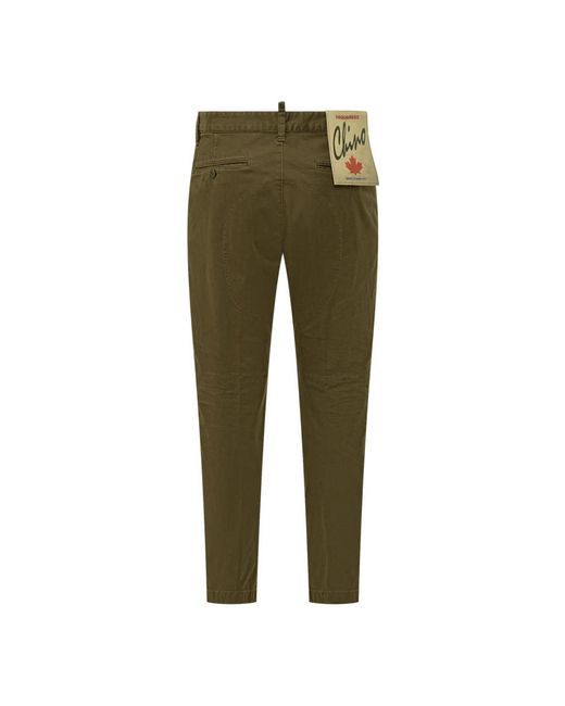 DSquared² Green Chinos for men