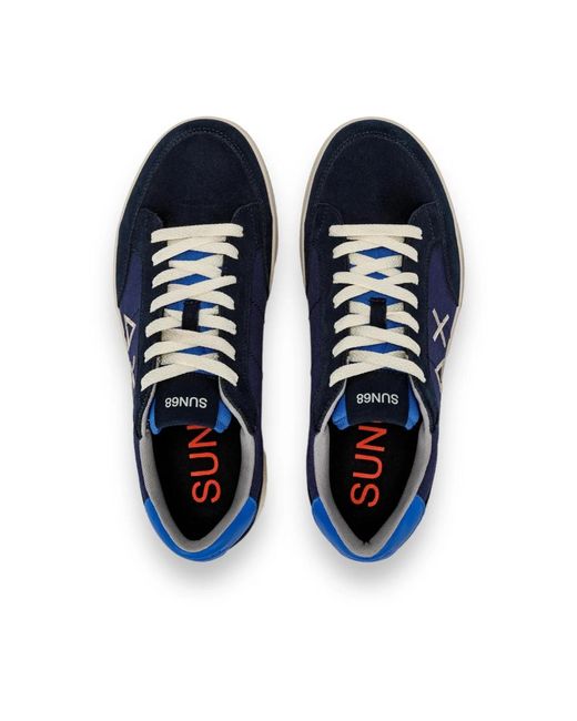 Sun 68 Genius navy sneakers in Blue für Herren