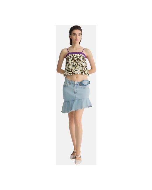 Sleeveless Tops Liu Jo de color Brown