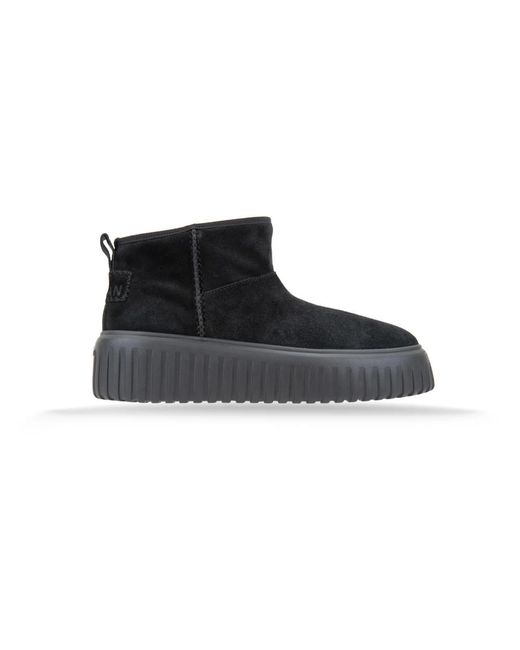 Hogan Black Winter Boots