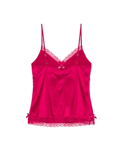 Agent Provocateur Nachtkleding ,Rood ,Gisele Pyjama Camisole in het Pink