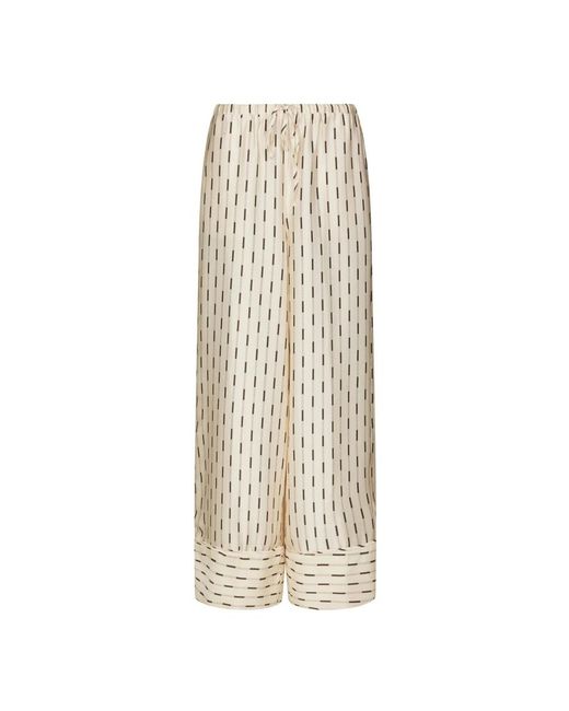 Neo Noir Cropped Broek in het Natural