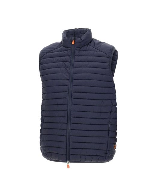 Save The Duck Blue Vests for men