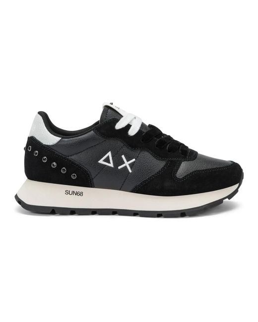Sun 68 Black Sneakers