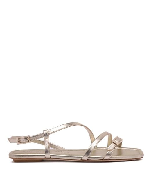 Flat Sandals Stuart Weitzman de color Natural