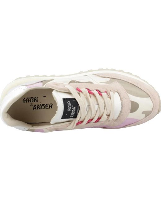 HIDNANDER Pink Slip-on sneakers für frauen