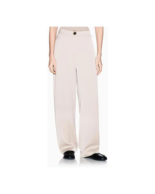ARMANI EXCHANGE White Wide Trousers