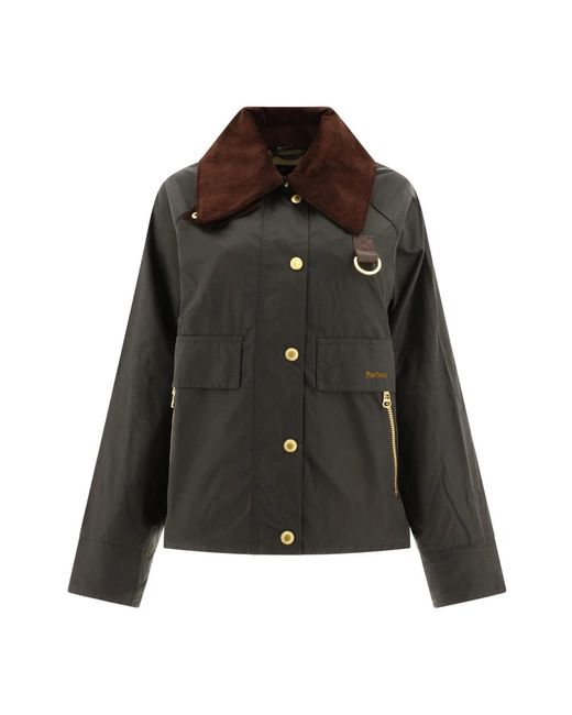 Barbour Catton Wax Jacket in het Black