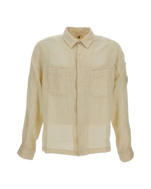 C P Company Natural Casual Shirts for men