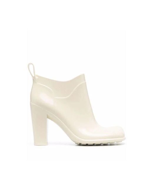 Bottega Veneta White Heeled Boots