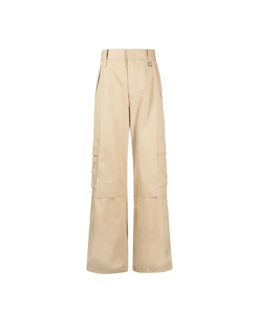 Wooyoungmi Natural Wide Trousers for men