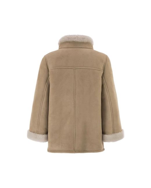 Fay Natural Faux Fur & Shearling Jackets