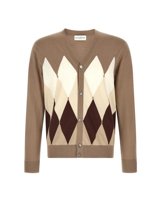 Cardigans Ballantyne de hombre de color Brown