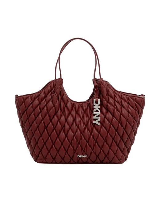 DKNY Red Paula Medium Tote