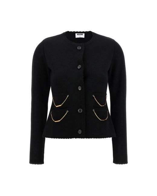 Cardigans Moschino en coloris Black