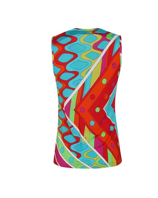 Tops > sleeveless tops Emilio Pucci en coloris Red