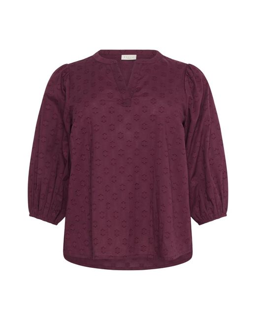 Blouses Kaffe de color Purple
