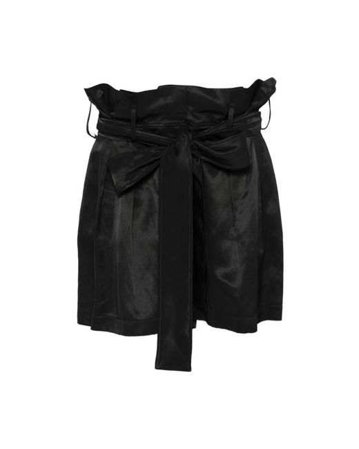 Jijil Black Casual Shorts