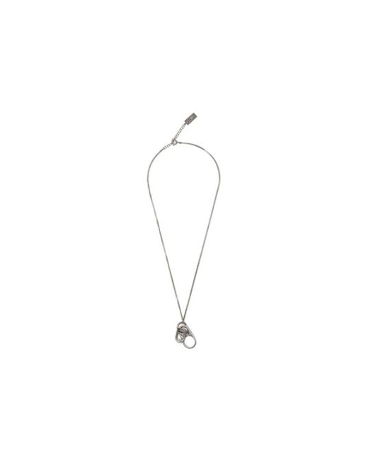 MM6 by Maison Margiela Metallic Necklaces for men