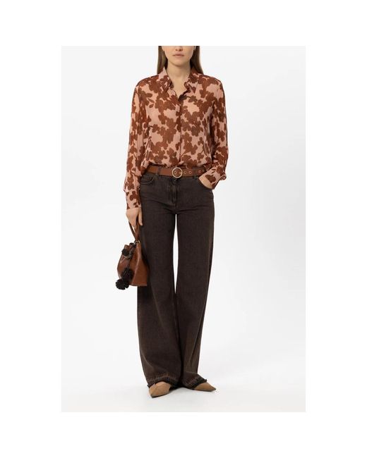 Luisa Cerano Brown Shirts