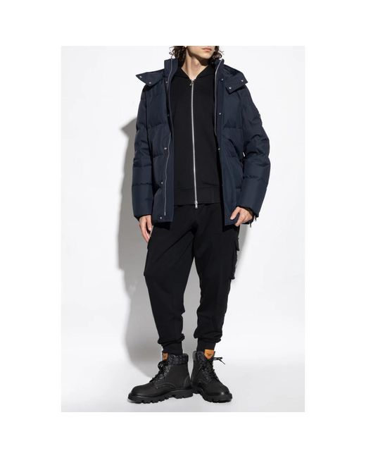 Moose Knuckles Cargo Sweatpants in het Black voor heren
