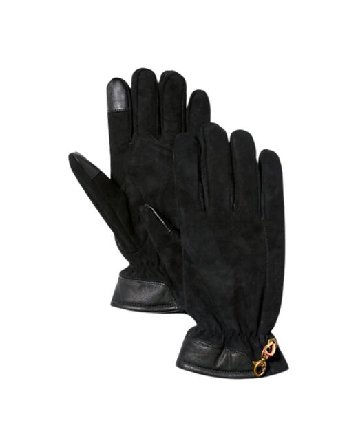 Timberland Leder touchscreen handschuhe, leder touchscreen handschuhe in Black für Herren