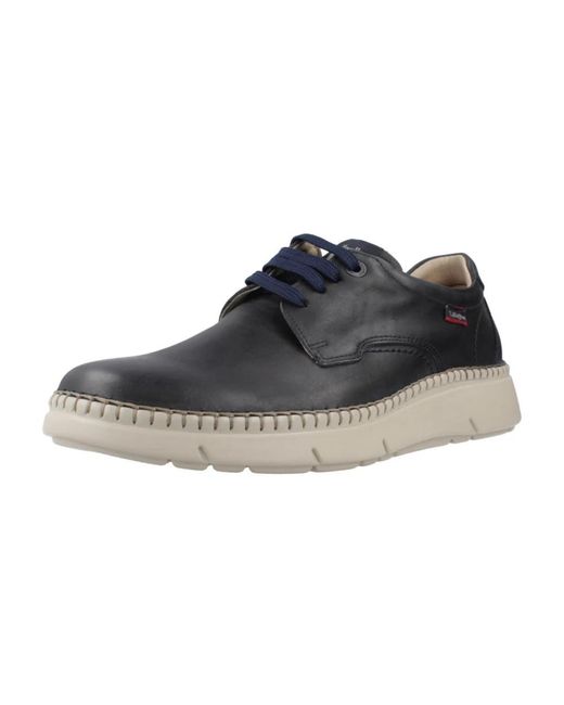 Callaghan Blue Laced Shoes for men