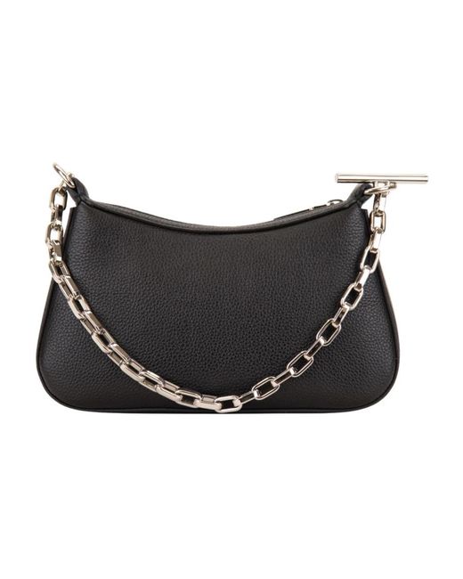 McQueen Black Shoulder Bags