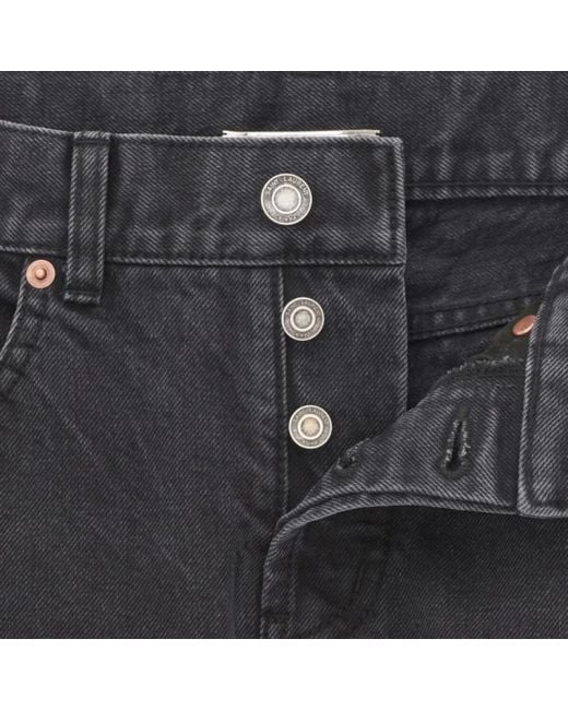 Saint Laurent Dunkelgraue slim fit denim jeans in Gray für Herren