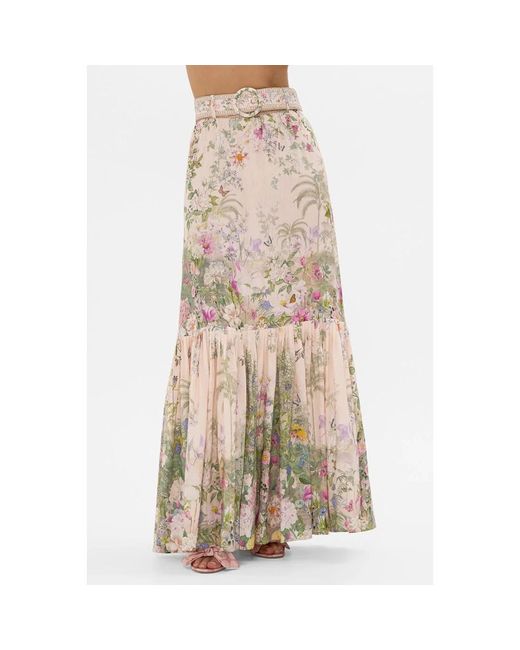 Camilla Natural Maxi Skirts