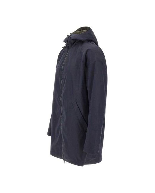 Aspesi Blue Rain Jackets for men