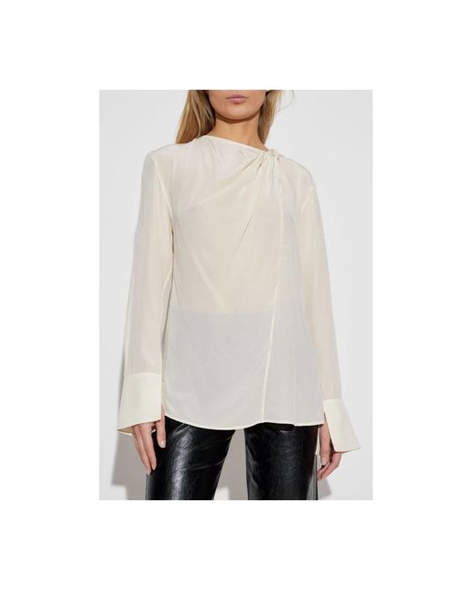 Victoria Beckham White Blouses