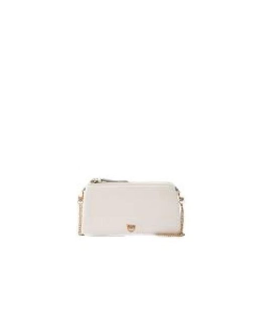 Pinko White Shoulder Bags