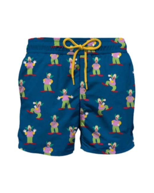 Mc2 Saint Barth Blue Beachwear for men