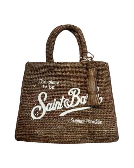 Mc2 Saint Barth Brown Tote Bags