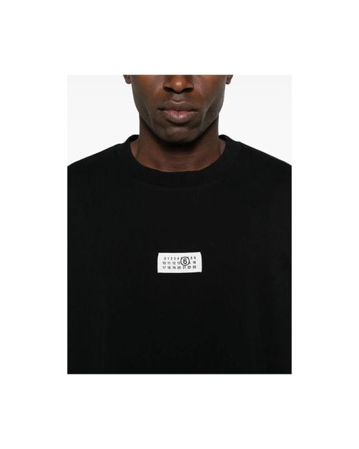 MM6 by Maison Martin Margiela T-Shirts in het Black voor heren