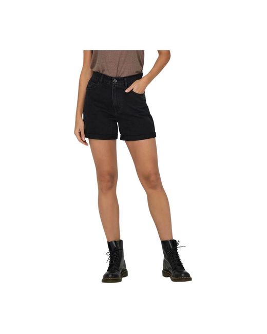 Denim bermuda shorts per donne di ONLY in Black